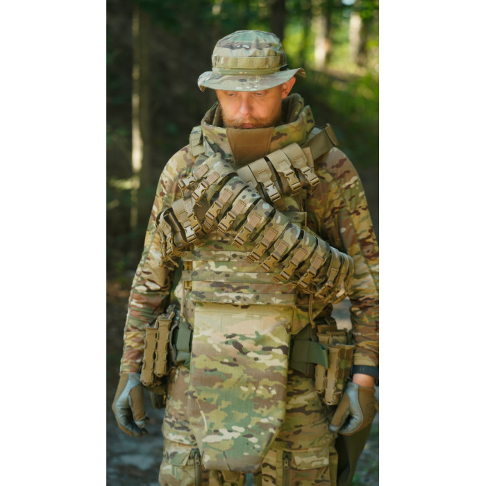 Бандольера под 40‑мм гранаты «Пращ» (на 12 выстрелов | Мультикам) ТМ Баллистика Бандольера под 40‑мм гранаты «Пращ» (на 12 выстрелов | Мультикам) ТМ Баллистика