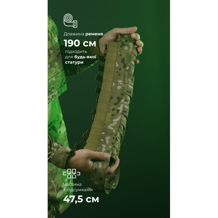 Бандольера под 40‑мм гранаты «Пращ» (на 12 выстрелов | Мультикам) ТМ Баллистика Бандольера под 40‑мм гранаты «Пращ» (на 12 выстрелов | Мультикам) ТМ Баллистика