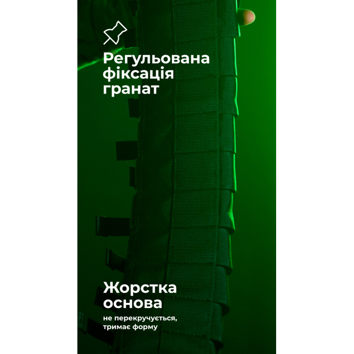 Бандольера под 40‑мм гранаты «Пращ» (на 12 выстрелов | Черный) ТМ Баллистика Бандольера под 40‑мм гранаты «Пращ» (на 12 выстрелов | Черный) ТМ Баллистика