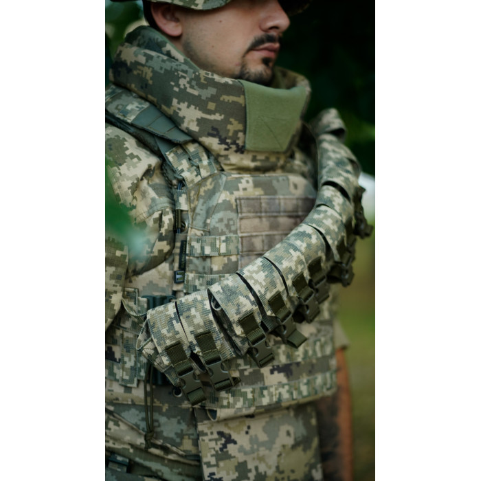 Бандольера под 40‑мм гранаты «Пращ» (на 12 выстрелов | ММ 14 "Пиксель") ТМ Баллистика Бандольера под 40‑мм гранаты «Пращ» (на 12 выстрелов | ММ 14 "Пиксель") ТМ Баллистика