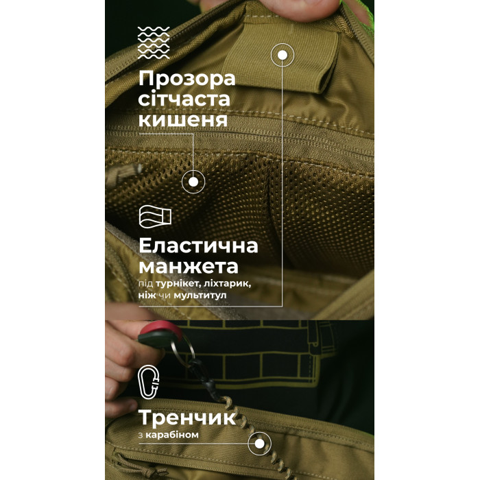 Сумка через плечо "Ташка" (Койот) ТМ Баллистика