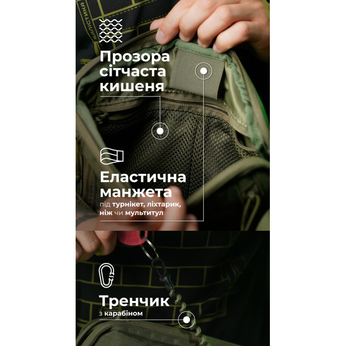 Сумка через плечо "Ташка" (Олива) ТМ Баллистика Сумка через плечо "Ташка" (Олива) ТМ Баллистика