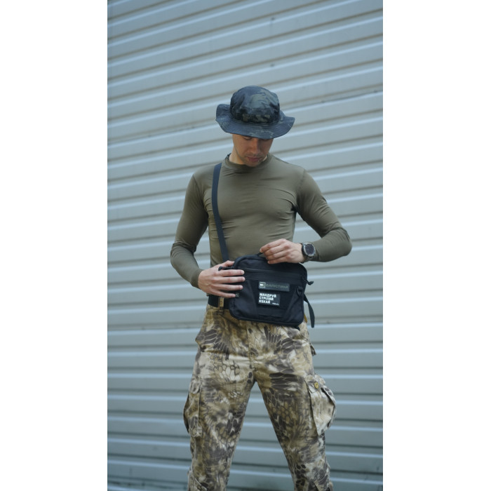 Сумка через плече "Ташка" (Чорна) ТМ Балістика