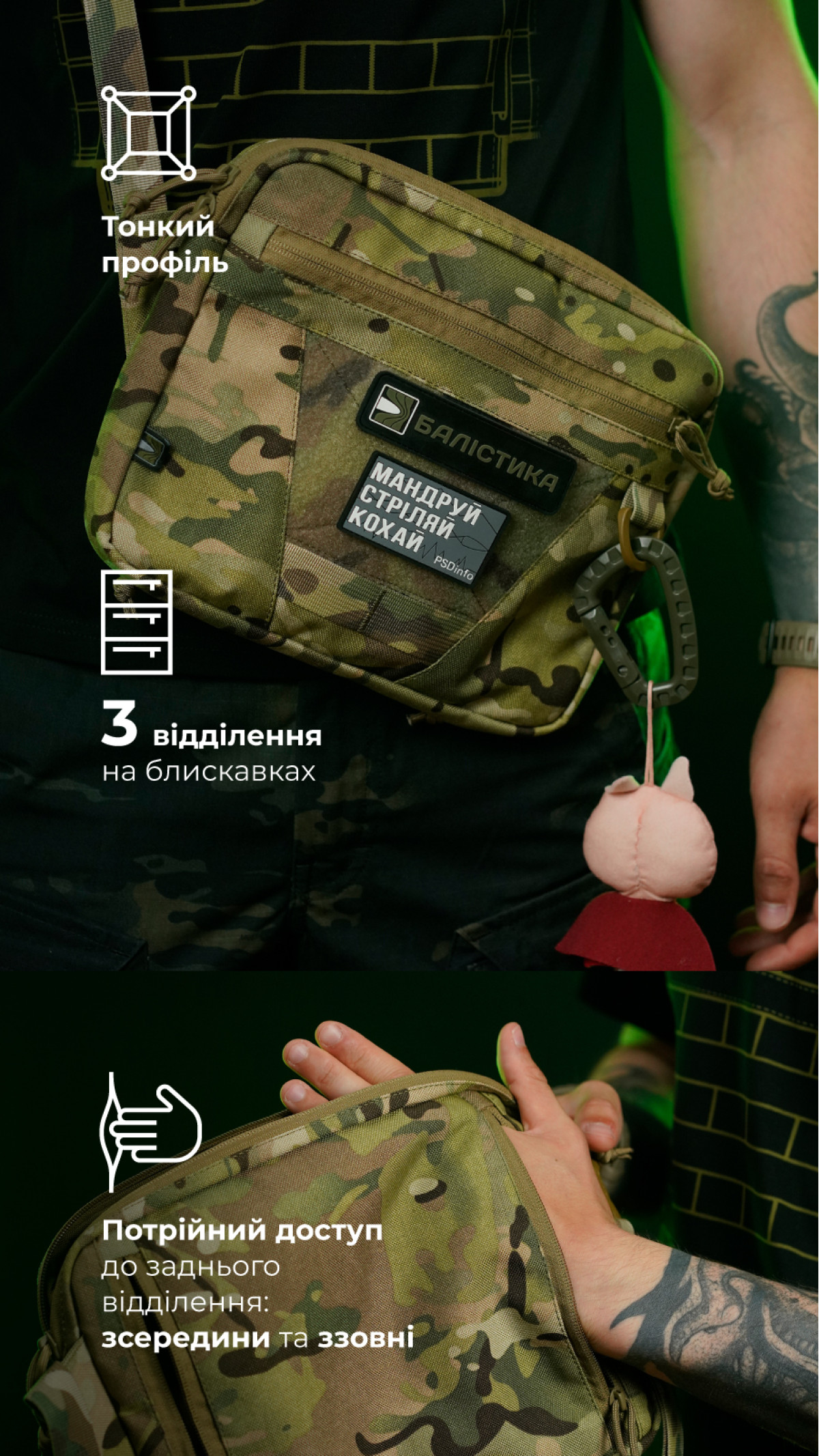 Сумка через плечо "Ташка" (Мультикам неоригинальный) ТМ Баллистика Сумка через плечо "Ташка" (Мультикам неоригинальный) ТМ Баллистика