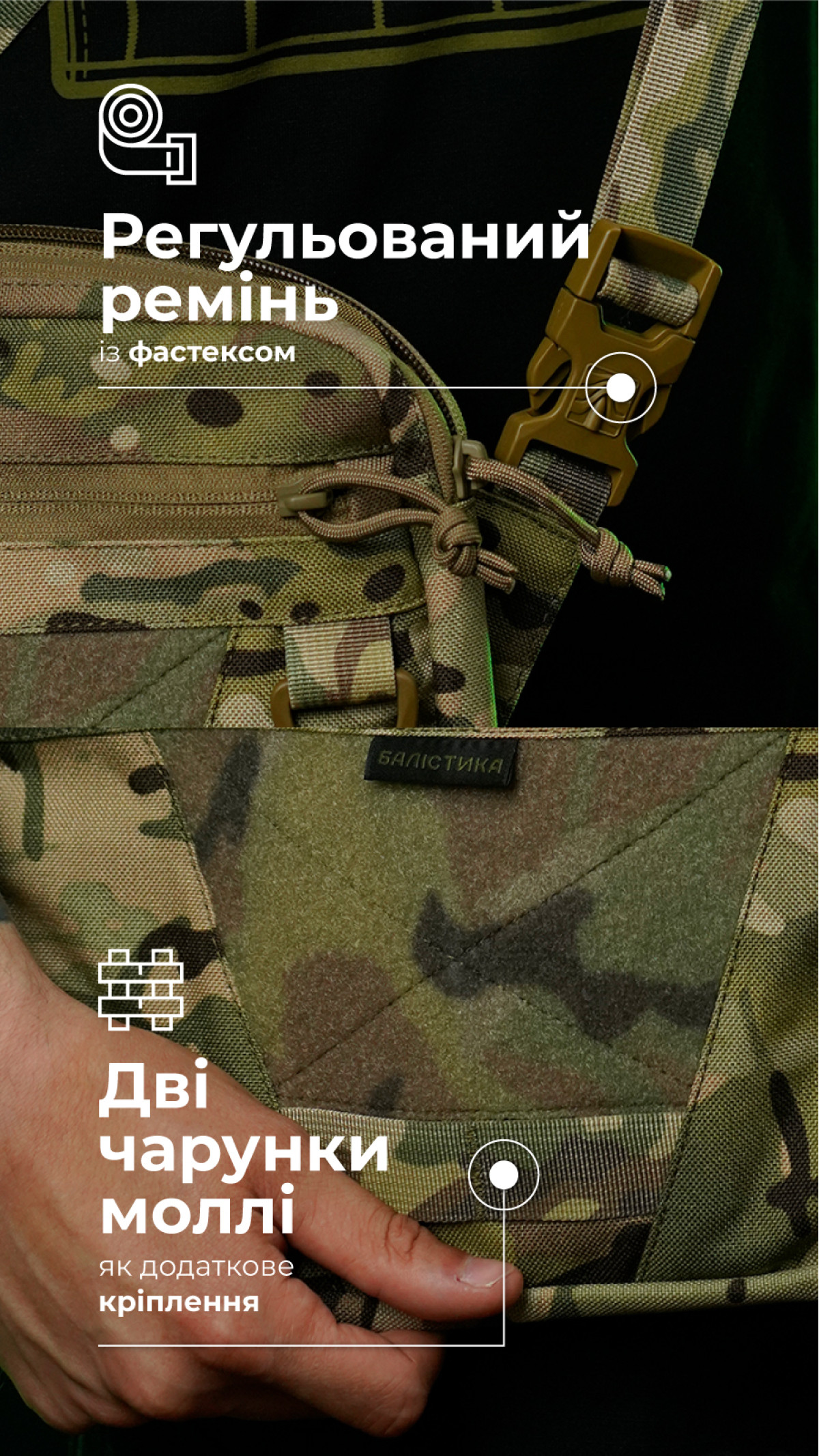 Сумка через плечо "Ташка" (Мультикам неоригинальный) ТМ Баллистика Сумка через плечо "Ташка" (Мультикам неоригинальный) ТМ Баллистика
