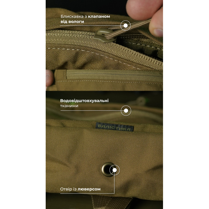 Утилитарный подсумок "Припасник" (Горизонтальный | 16,5 х 27,5 см | Койот) ТМ Баллистика Утилитарный подсумок "Припасник" (Горизонтальный | 16,5 х 27,5 см | Койот) ТМ Баллистика