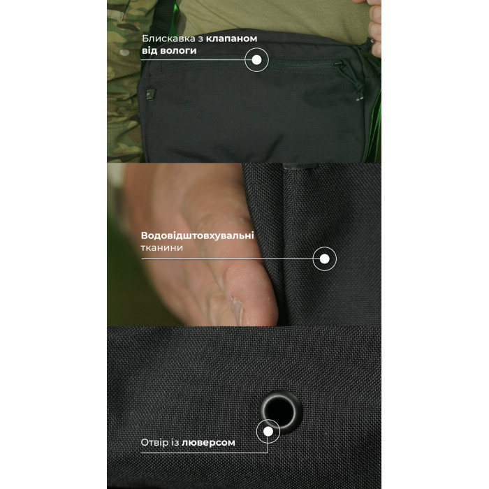 Утилитарный подсумок "Припасник" (Горизонтальный | 16,5 х 27,5 см | Черный) ТМ Баллистика Утилитарный подсумок "Припасник" (Горизонтальный | 16,5 х 27,5 см | Черный) ТМ Баллистика