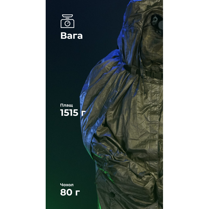 Антитепловизионный пончо-плащ "Чугайстер" GEN 2 ("Хащи") ТМ Баллистика