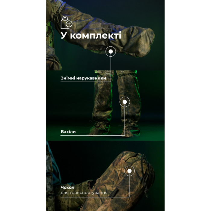 Антитепловизионный пончо-плащ "Чугайстер" GEN 2 ("Хащи") ТМ Баллистика