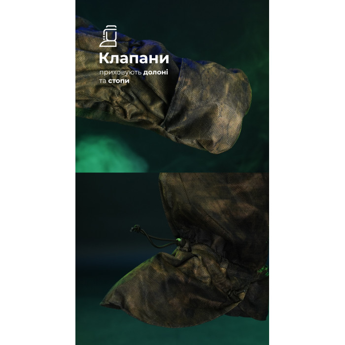 Антитепловизионный пончо-плащ "Чугайстер" GEN 2 ("Хащи") ТМ Баллистика