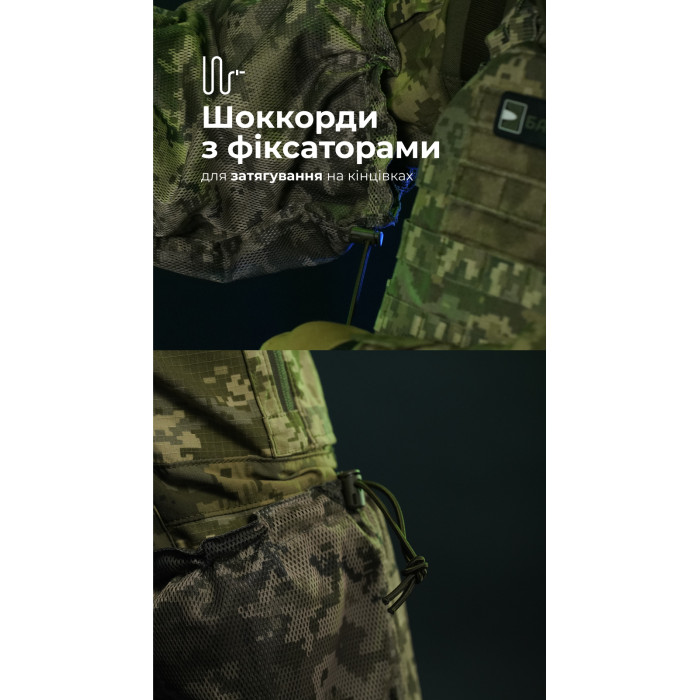 Антитепловизионный пончо-плащ "Чугайстер" GEN 2 (ММ14 "Пиксель") ТМ Баллистика