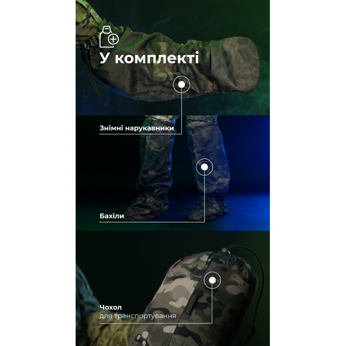 Антитепловизионный пончо-плащ "Чугайстер" GEN 2 (Мультикам неоригинальный) ТМ Баллистика Антитепловизионный пончо-плащ "Чугайстер" GEN 2 (Мультикам неоригинальный) ТМ Баллистика