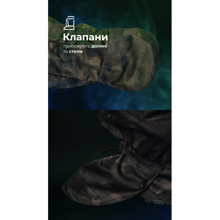 Антитепловизионный пончо-плащ "Чугайстер" GEN 2 (Мультикам неоригинальный) ТМ Баллистика Антитепловизионный пончо-плащ "Чугайстер" GEN 2 (Мультикам неоригинальный) ТМ Баллистика