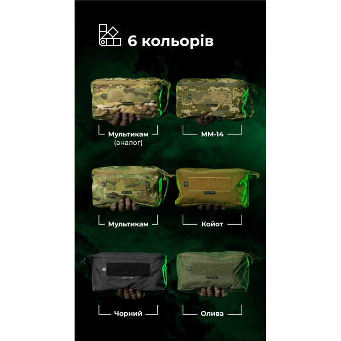 Утилитарный подсумок "Тайник" (26×15×6 см | Велкро | Мультикам) ТМ Баллистика Утилитарный подсумок "Тайник" (26×15×6 см | Велкро | Мультикам) ТМ Баллистика