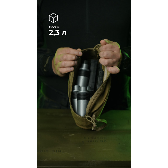 Утилитарный подсумок "Тайник" (26×15×6 см | Велкро | Койот) ТМ Баллистика