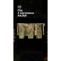 Подсумок для магазинов “Трискель” (3 магазина | Велкро | ММ14 
