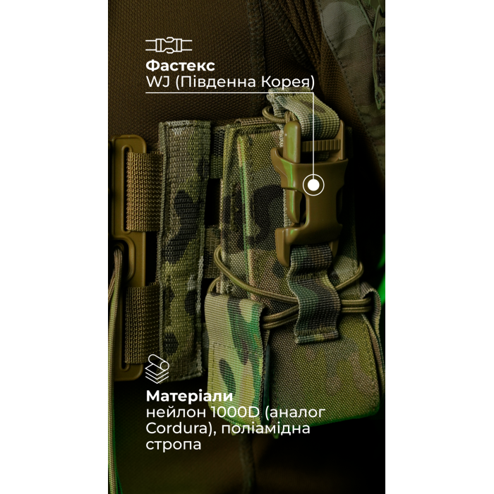 Подсумок под рацию "Вестун" GEN 2 (Фастекс | Мультикам неоригинальный) ТМ Баллистика Подсумок под рацию "Вестун" GEN 2 (Фастекс | Мультикам неоригинальный) ТМ Баллистика