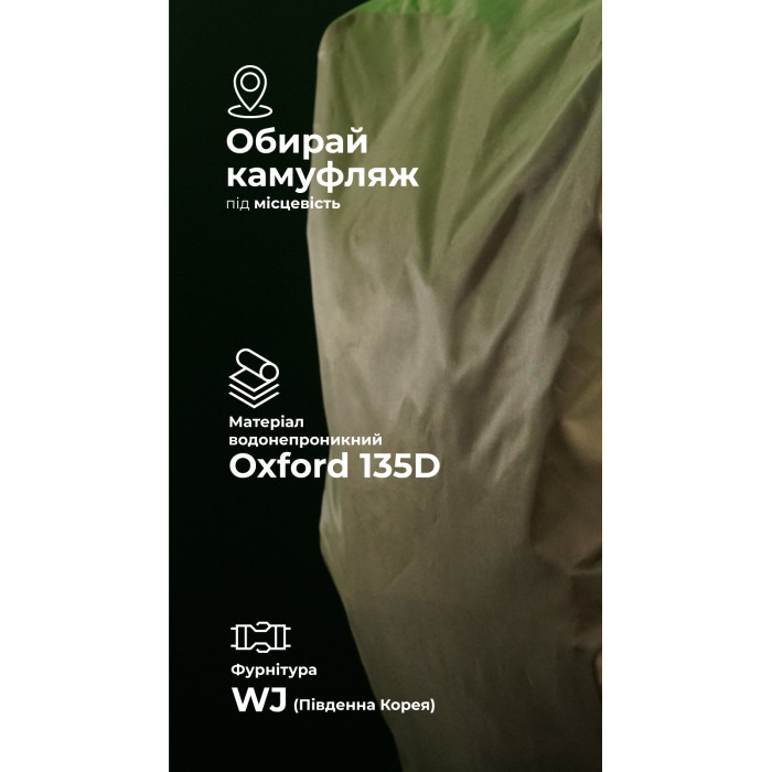 Кавер на рюкзак до 55 литров (Койот) ТМ Баллистика Кавер на рюкзак до 55 литров (Койот) ТМ Баллистика
