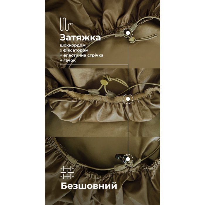 Кавер на рюкзак до 55 литров (Койот) ТМ Баллистика Кавер на рюкзак до 55 литров (Койот) ТМ Баллистика