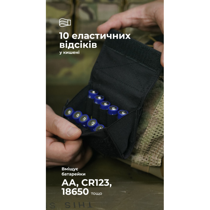 Підсумок-противага на шолом "Гакан" (Чорний) ТМ Балістика Підсумок-противага на шолом "Гакан" (Чорний) ТМ Балістика