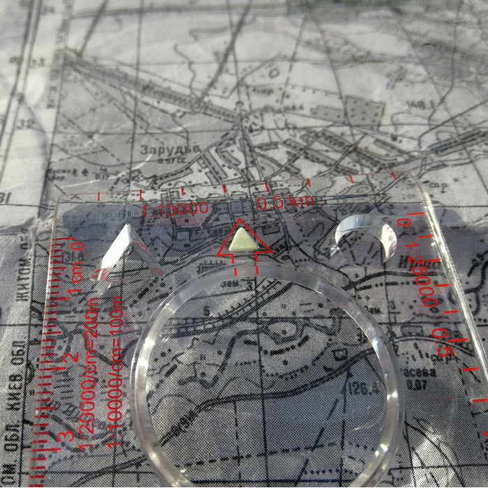 Багатофункціональний компас для карт ТМ M-Tac