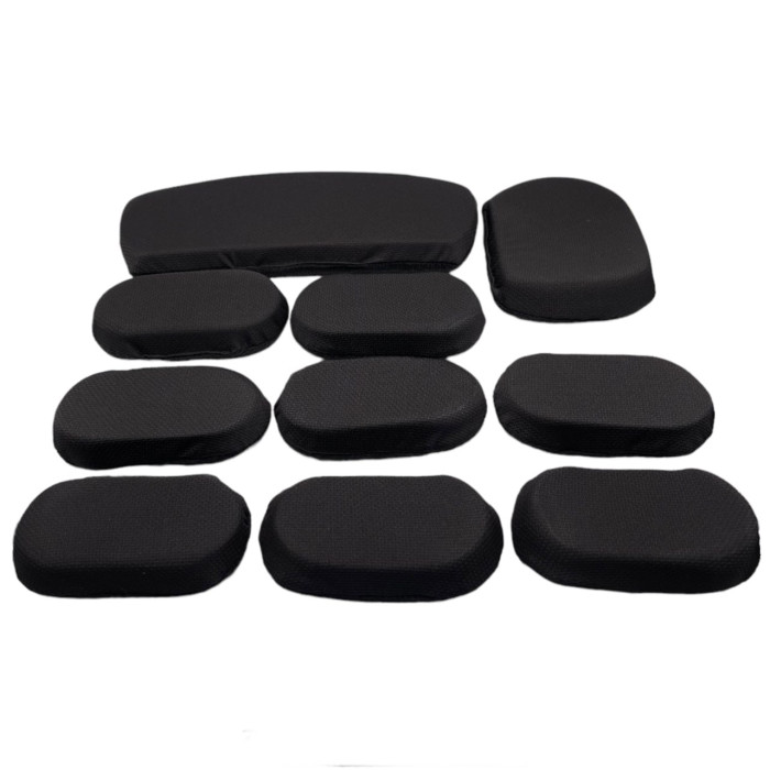 Комплект демпферних подушок для шолома "Helmet liner" (10 шт. | Чорний) ТМ PGD Комплект демпферних подушок для шолома "Helmet liner" (10 шт. | Чорний) ТМ PGD