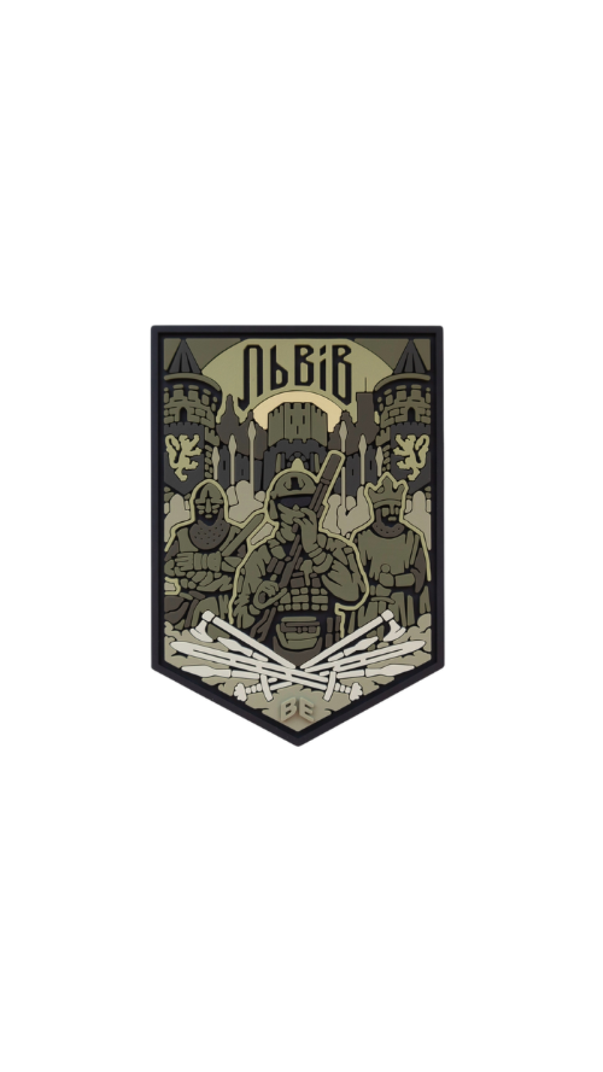Патч "Львов" (ПВХ | Олива) ТМ Brand Element