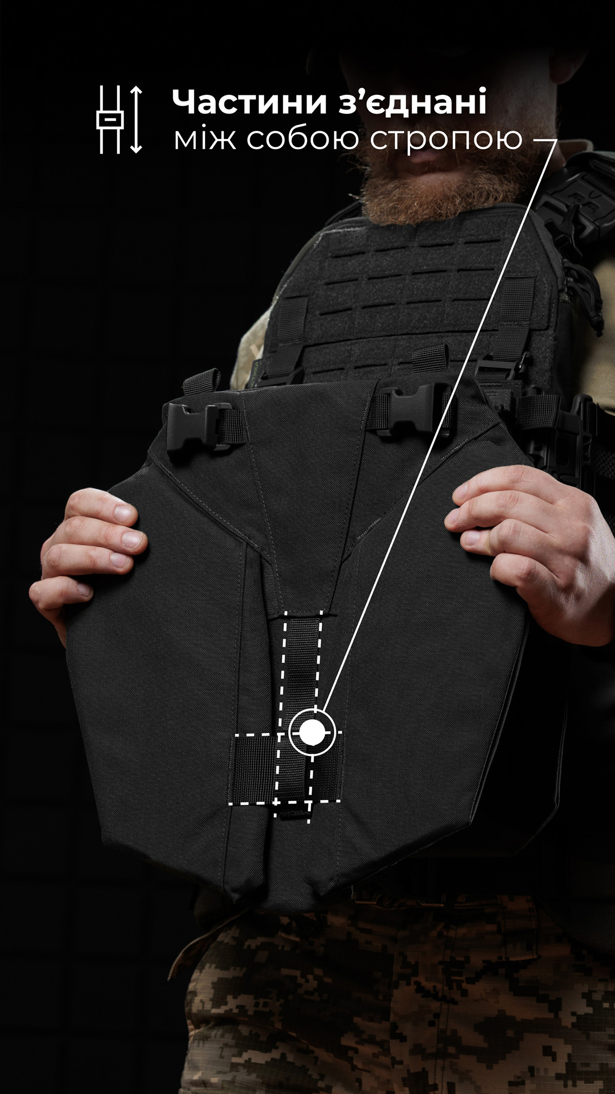 Баллистическая защита паха “Калкан” (XL-3XL | 2 класс | Черный) ТМ Баллистика Баллистическая защита паха “Калкан” (XL-3XL | 2 класс | Черный) ТМ Баллистика