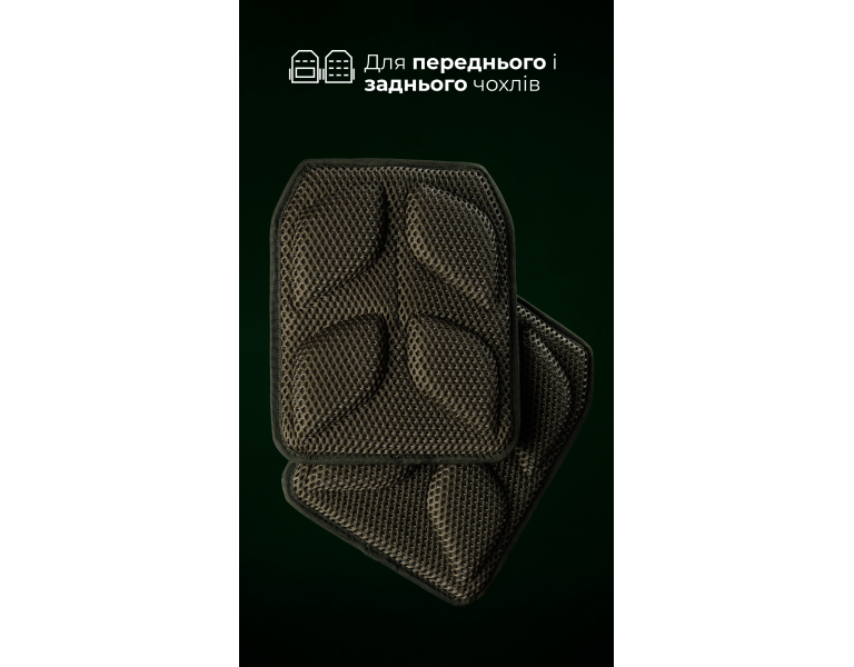 Мужской анатомический демпфер для плитоноски “М4” M-XL (2 шт | Олива) ТМ Баллистика