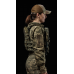 Женская плитоноска “М4” (M-XL | Под плиты 25х30 см | ММ14 “Пиксель”) ТМ Баллистика