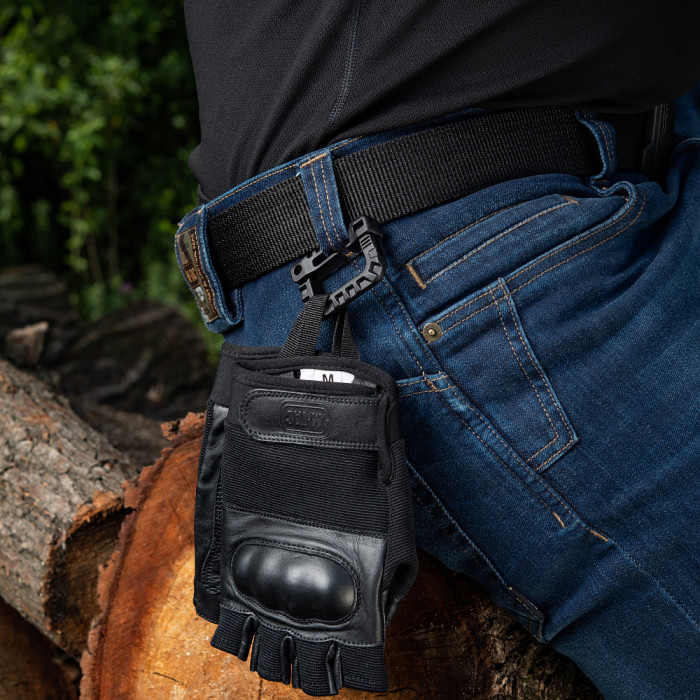 Карабін тактичний “Grimloc” (6 см | Ацеталь | Чорний) ТМ M-Tac