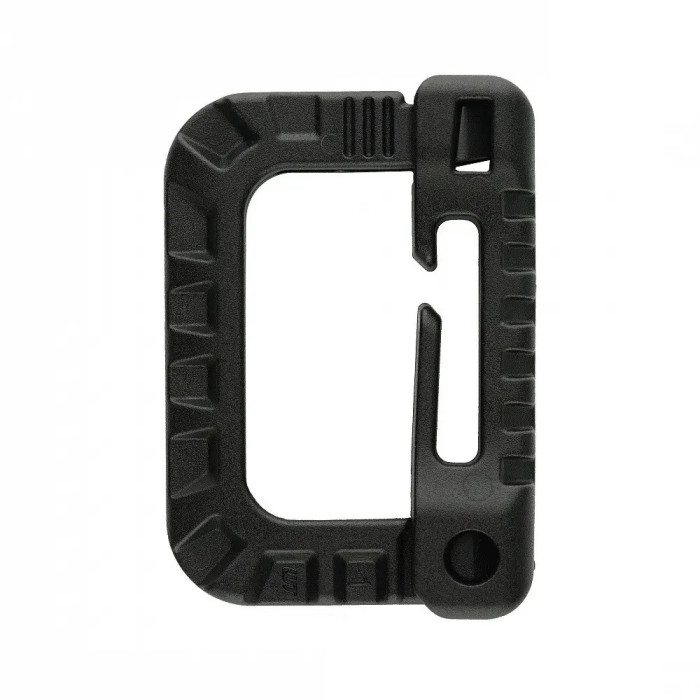 Карабін тактичний “Grimloc” (6 см | Ацеталь | Чорний) ТМ M-Tac