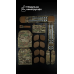 Мужская модульная плитоноска “М4” с жесткими камербандами (M-XL | Под плиты 25х30 см | Мультикам) ТМ Баллистика
