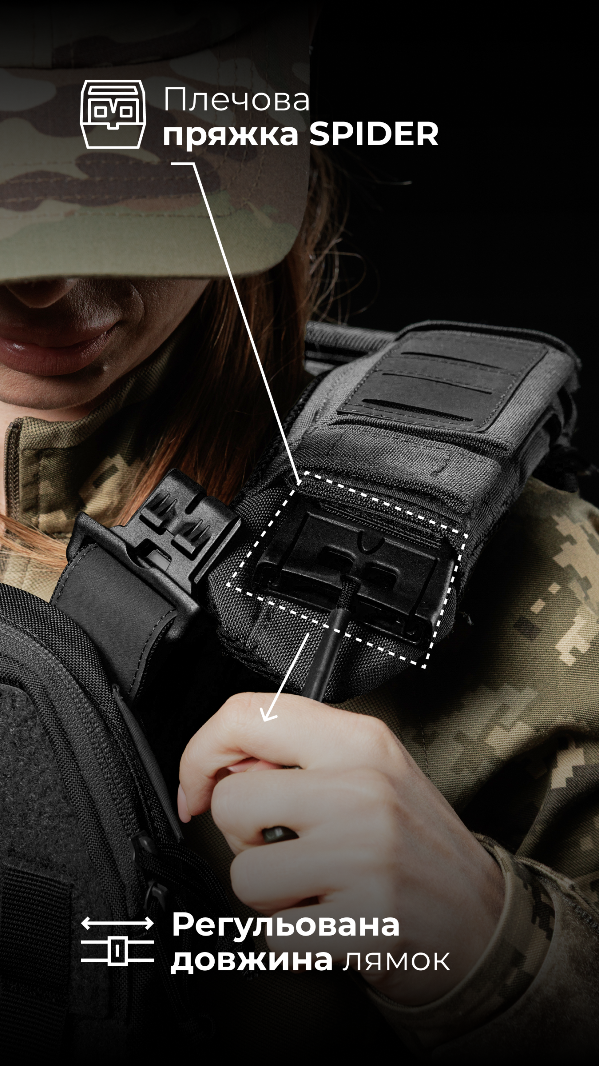 Женская модульная плитоноска “М4” с жесткими камербандами (M-XL | Под плиты 25х30 см | Черный) ТМ Баллистика Женская модульная плитоноска “М4” с жесткими камербандами (M-XL | Под плиты 25х30 см | Черный) ТМ Баллистика