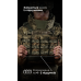 Мужская модульная плитоноска “М4” с жесткими камербандами и защитой шеи (M-XL | 2 класс | Под плиты 25х30 см | ММ14 “Пиксель”) ТМ Баллистика