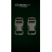 Комплект фастексов быстрого монтажа "Heavy Duty Side Release Buckle" (2 шт | 25 мм | Ацеталь | Совместим с плакардами до М4 | Олива) ТМ Woojin