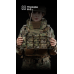 Женская модульная плитоноска “М4” с жесткими камербандами и защитой шеи (M-XL | 2 класс | Под плиты 25х30 см | Мультикам) ТМ Баллистика