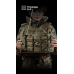 Женская модульная плитоноска “М4” с жесткими камербандами и защитой шеи (M-XL | 2 класс | Под плиты 25х30 см | Мультикам неоригинальный) ТМ Баллистика
