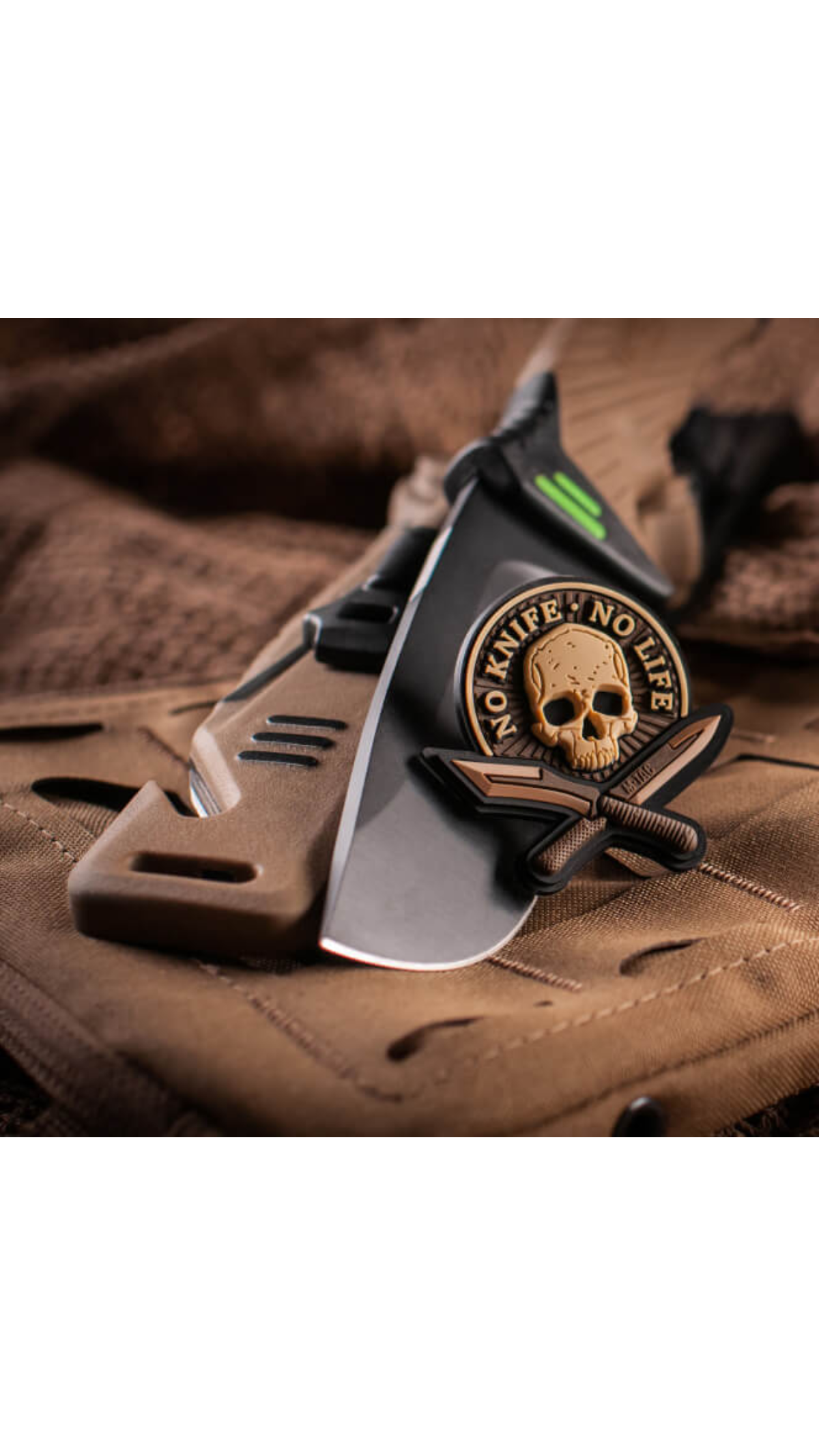 Патч "No Knife - No Life" (ПВХ | Койот) ТМ M-Tac Патч "No Knife - No Life" (ПВХ | Койот) ТМ M-Tac