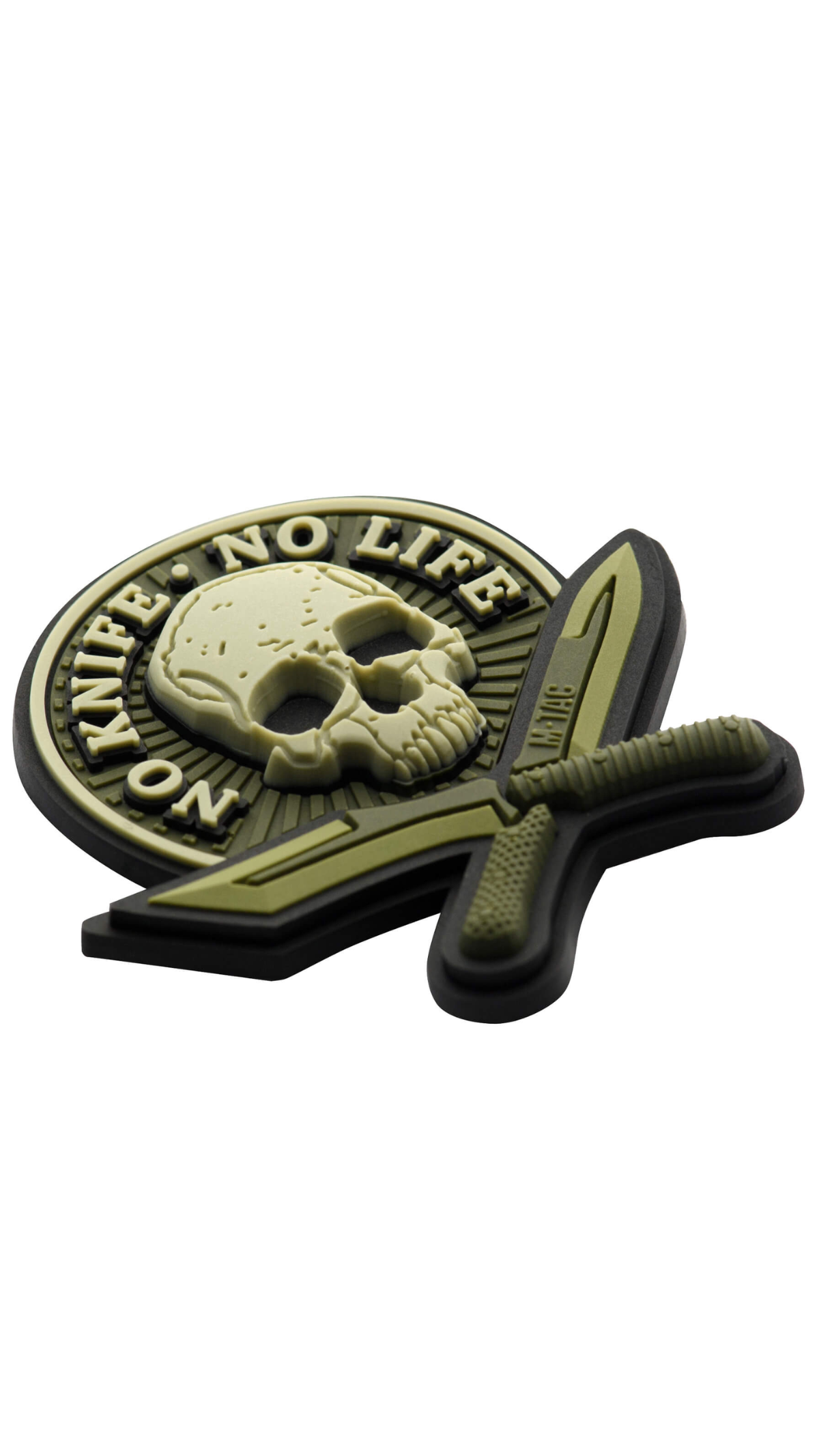 Патч "No Knife - No Life" (ПВХ | Олива) ТМ M-Tac Патч "No Knife - No Life" (ПВХ | Олива) ТМ M-Tac