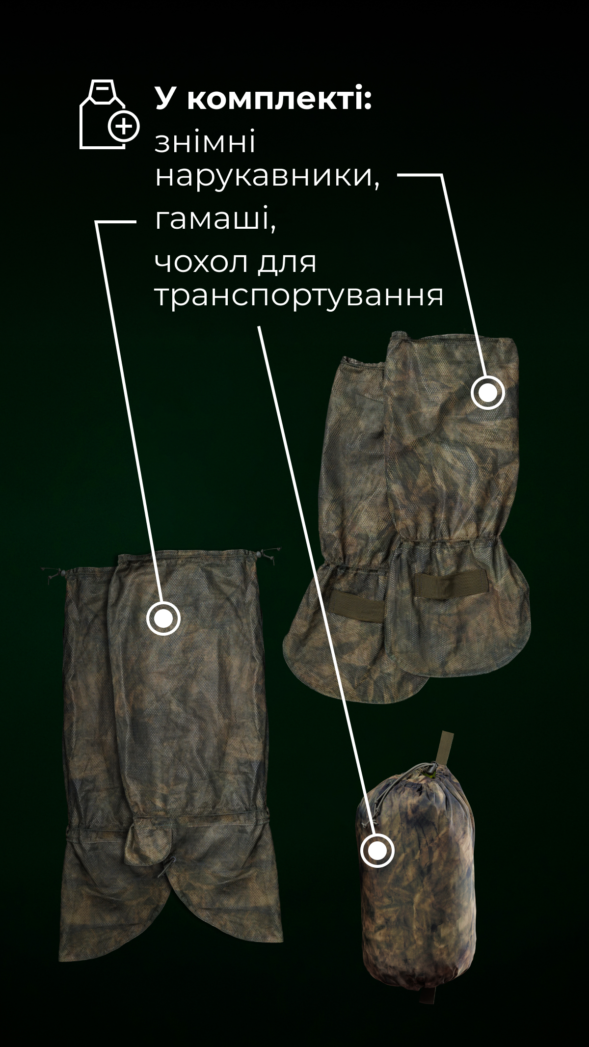 Антитепловизионный пончо-плащ “Чугайстер” GEN 3 (“Хащи”) ТМ Баллистика