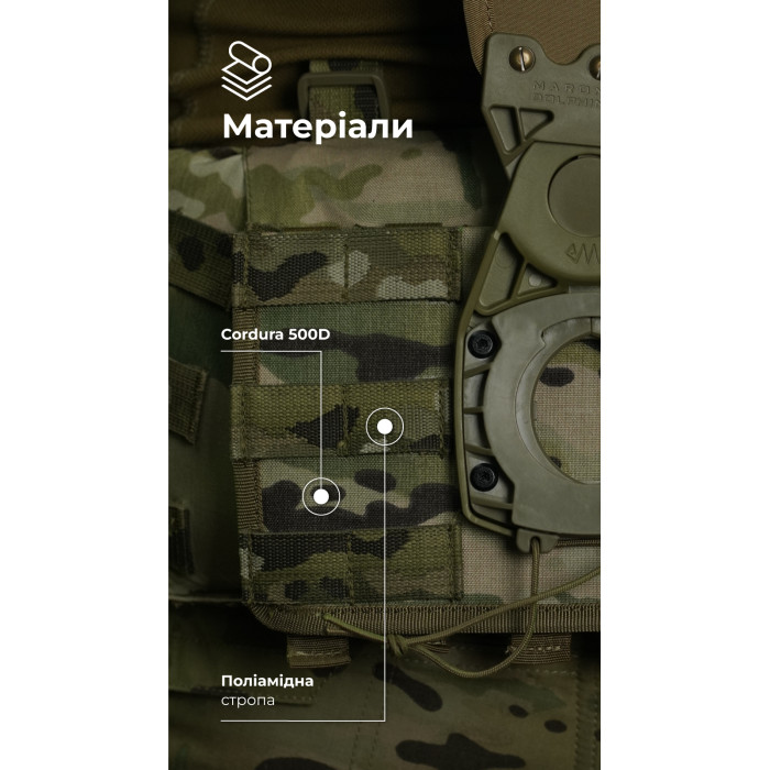 Система разгрузки и распределения веса Marom Dolphin (3 ряда молли | Мультикам) ТМ Баллистика