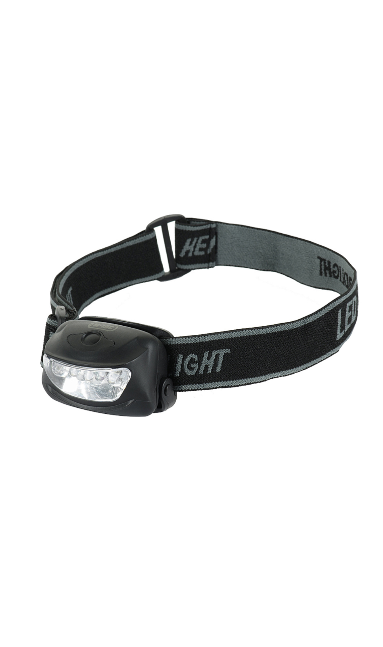 LED-фонарь налобный (4 белых + 1 красный диода | 18 лм | Черный) ТМ M-Tac LED-фонарь налобный (4 белых + 1 красный диода | 18 лм | Черный) ТМ M-Tac