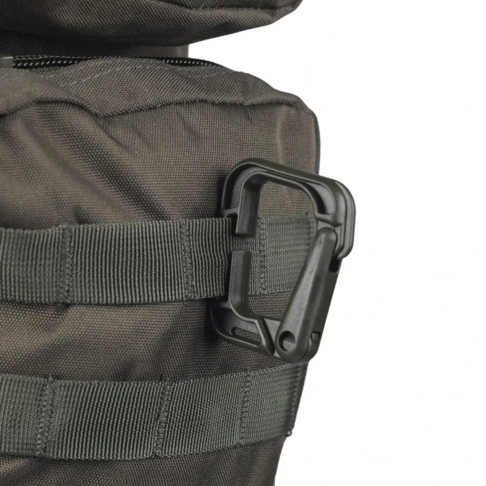 Карабін тактичний “Grimloc” (6 см | ABS-пластик | Олива) ТМ M-Tac