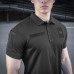 Мужское поло “Elite tactical” (XXL | Coolmax | Черное) ТМ M-Tac