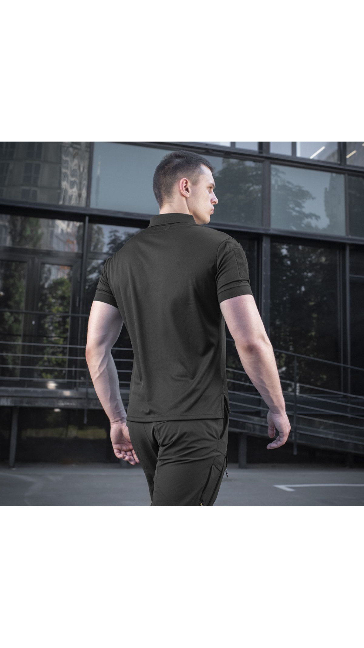 Мужское поло “Elite tactical” (XL | Coolmax | Черное) ТМ M-Tac Мужское поло “Elite tactical” (XL | Coolmax | Черное) ТМ M-Tac