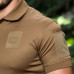 Чоловіче поло “Elite tactical” (XS | Coolmax | Койот) ТМ M-Tac