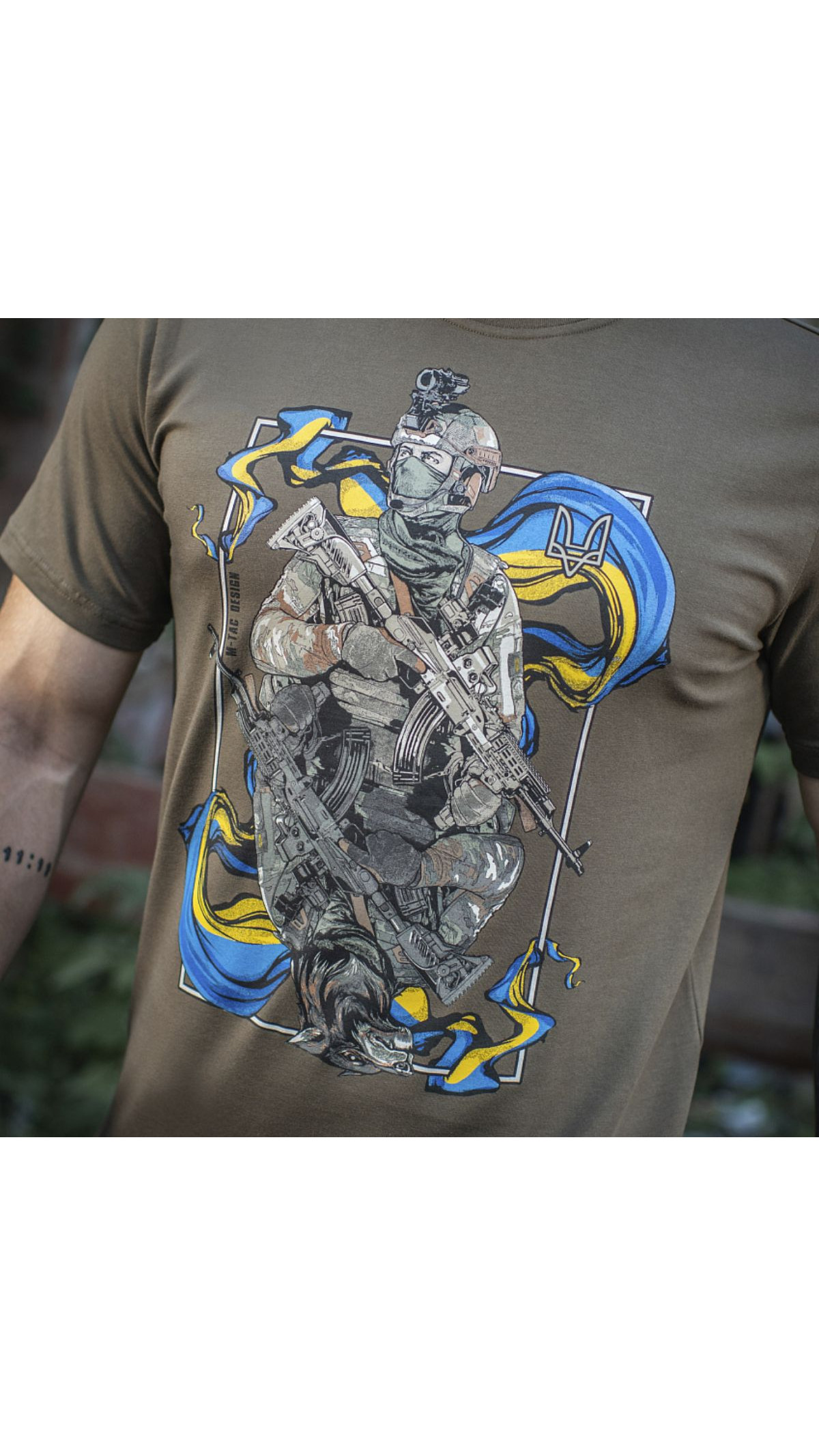 Футболка “Вовкулака” (XS | Dark Olive) ТМ M-Tac