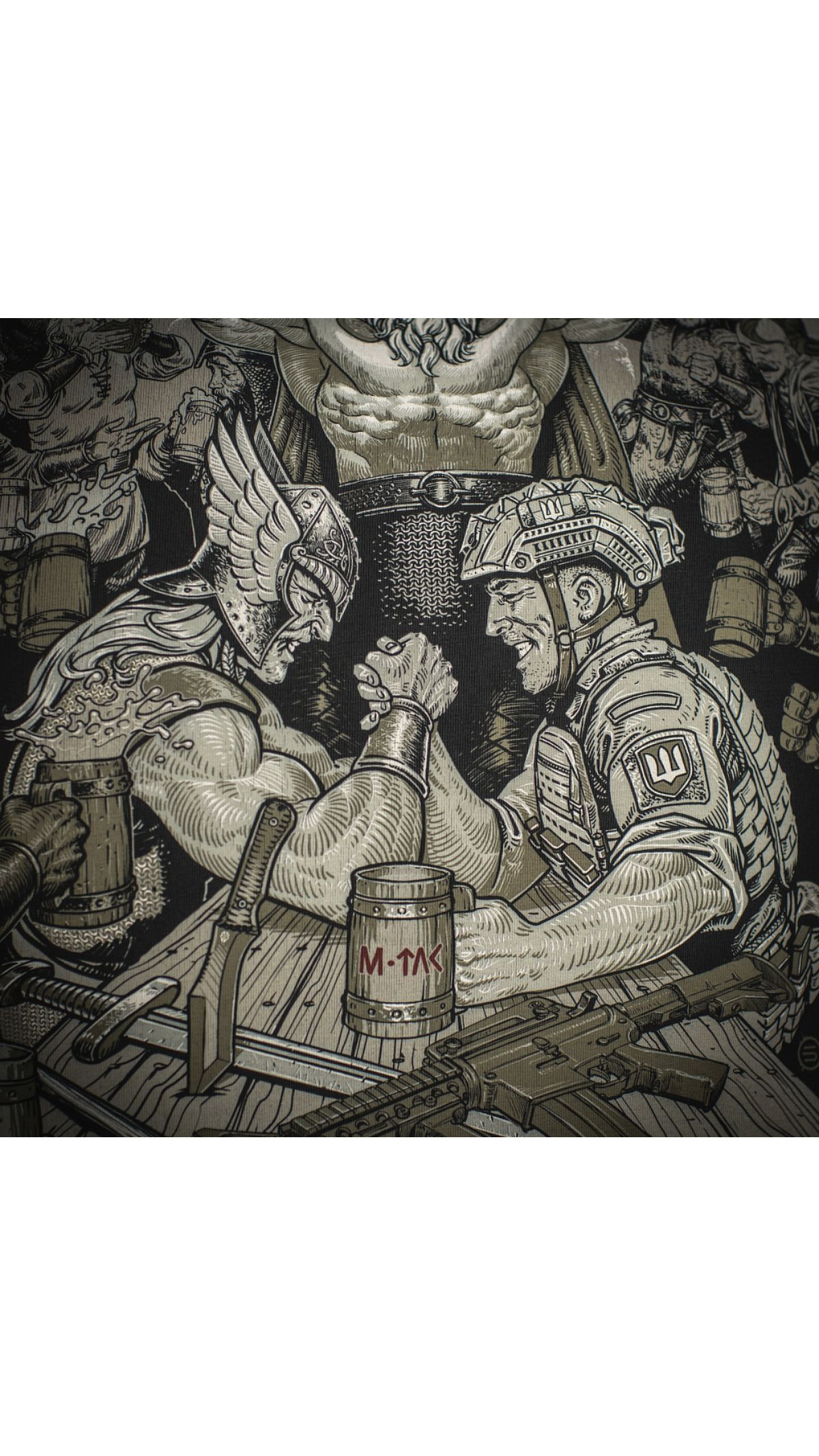 Футболка “Keep calm” (XXL | Чорна) ТМ M-Tac