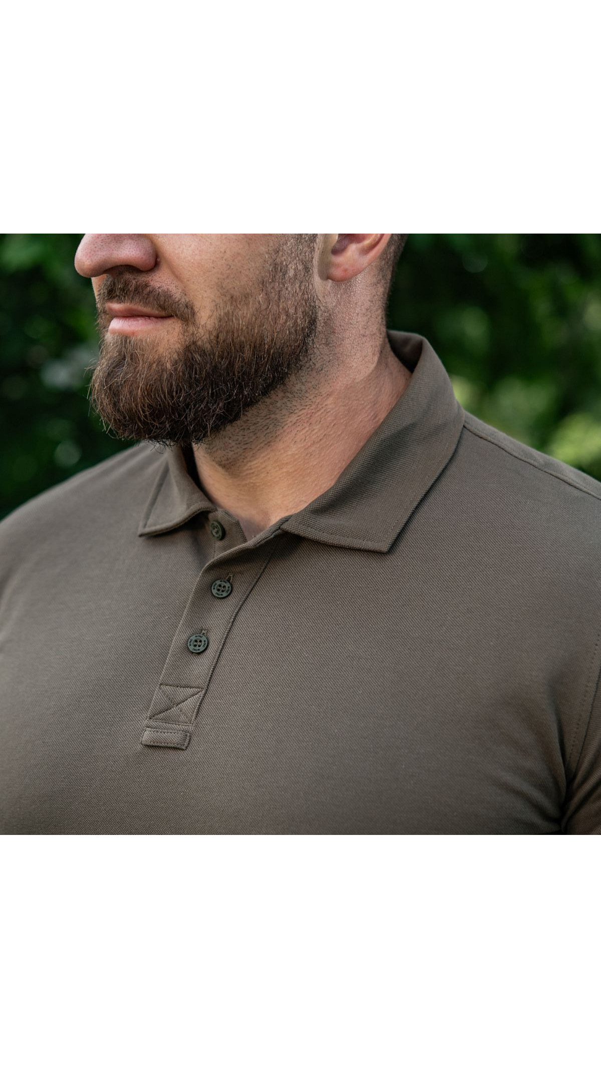 Чоловіче поло “Basic 65/35” (L | Трикотаж піке | Dark Olive) ТМ M-Tac